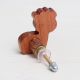 Brown Wooden Mini Giraffe Dresser Knob